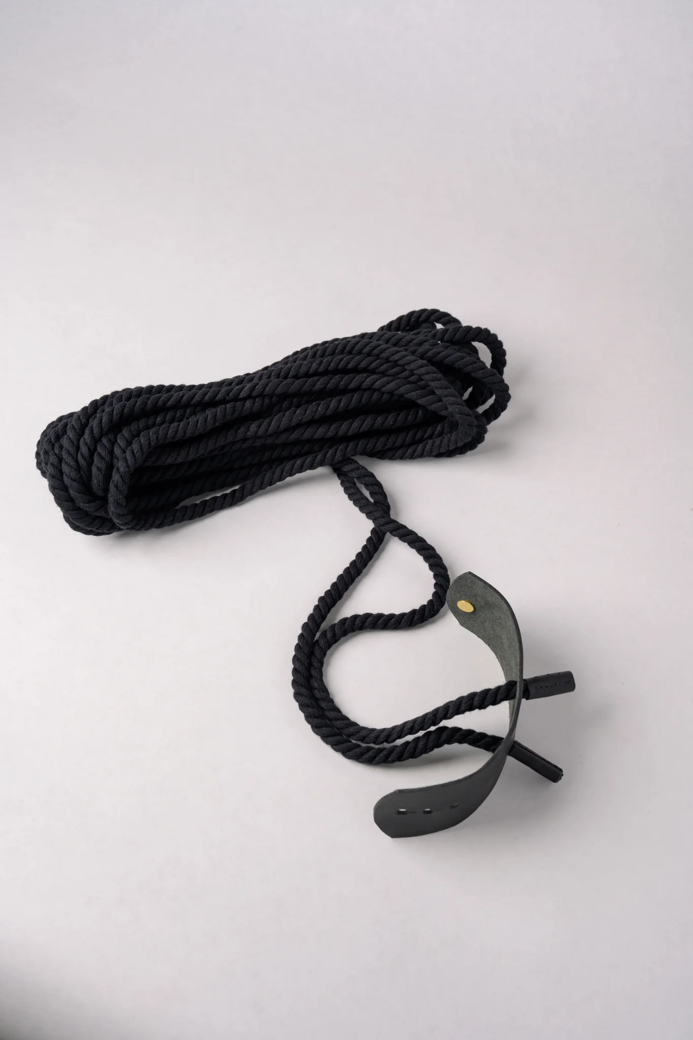 6mm Cotton Shibari Rope - Black - Image 6