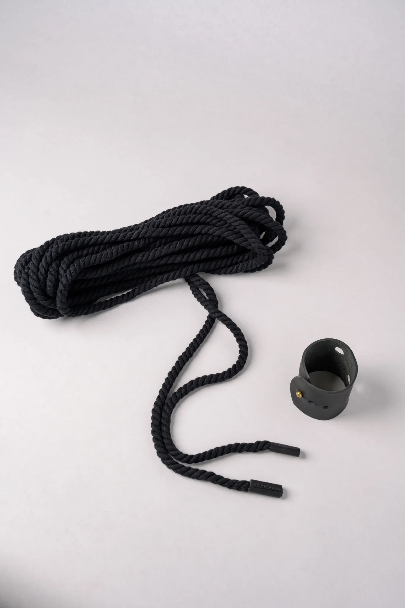 6mm Cotton Shibari Rope - Black - Image 7