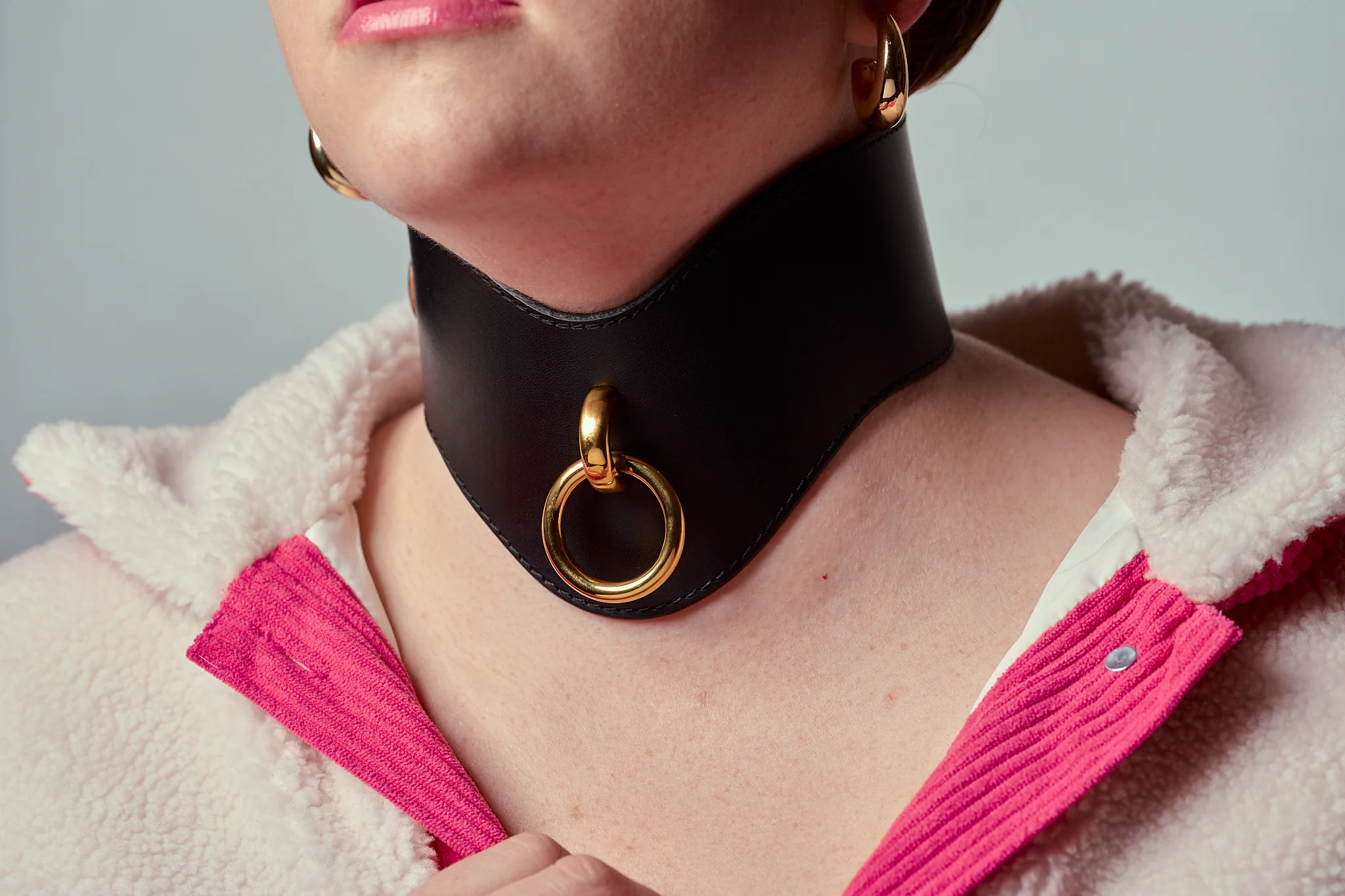 Andromeda Leather Posture Collar - Image 4
