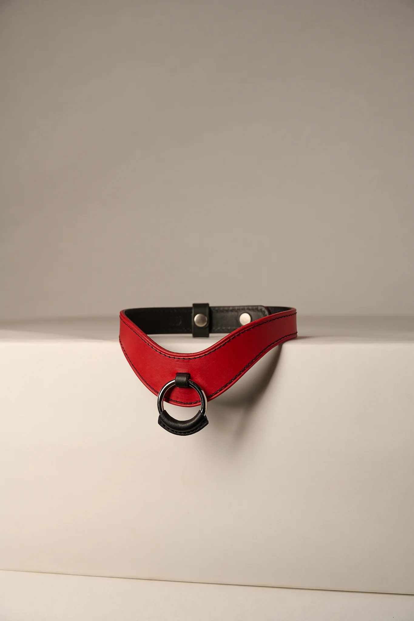 The Honeydew | Leather Collar with O Ring - Image 6