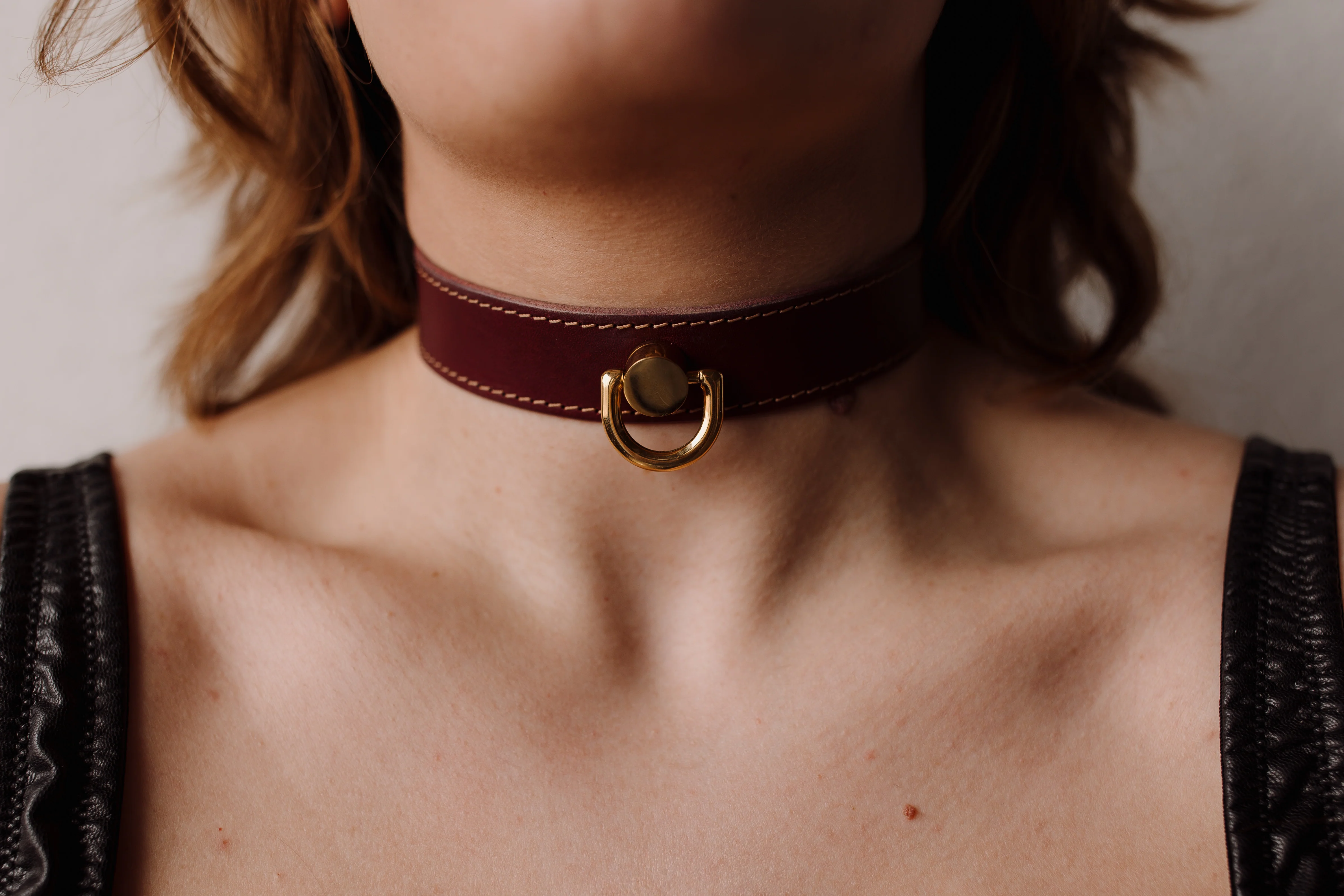 The Muse | Luxury Leather Bondage Collar - Image 5
